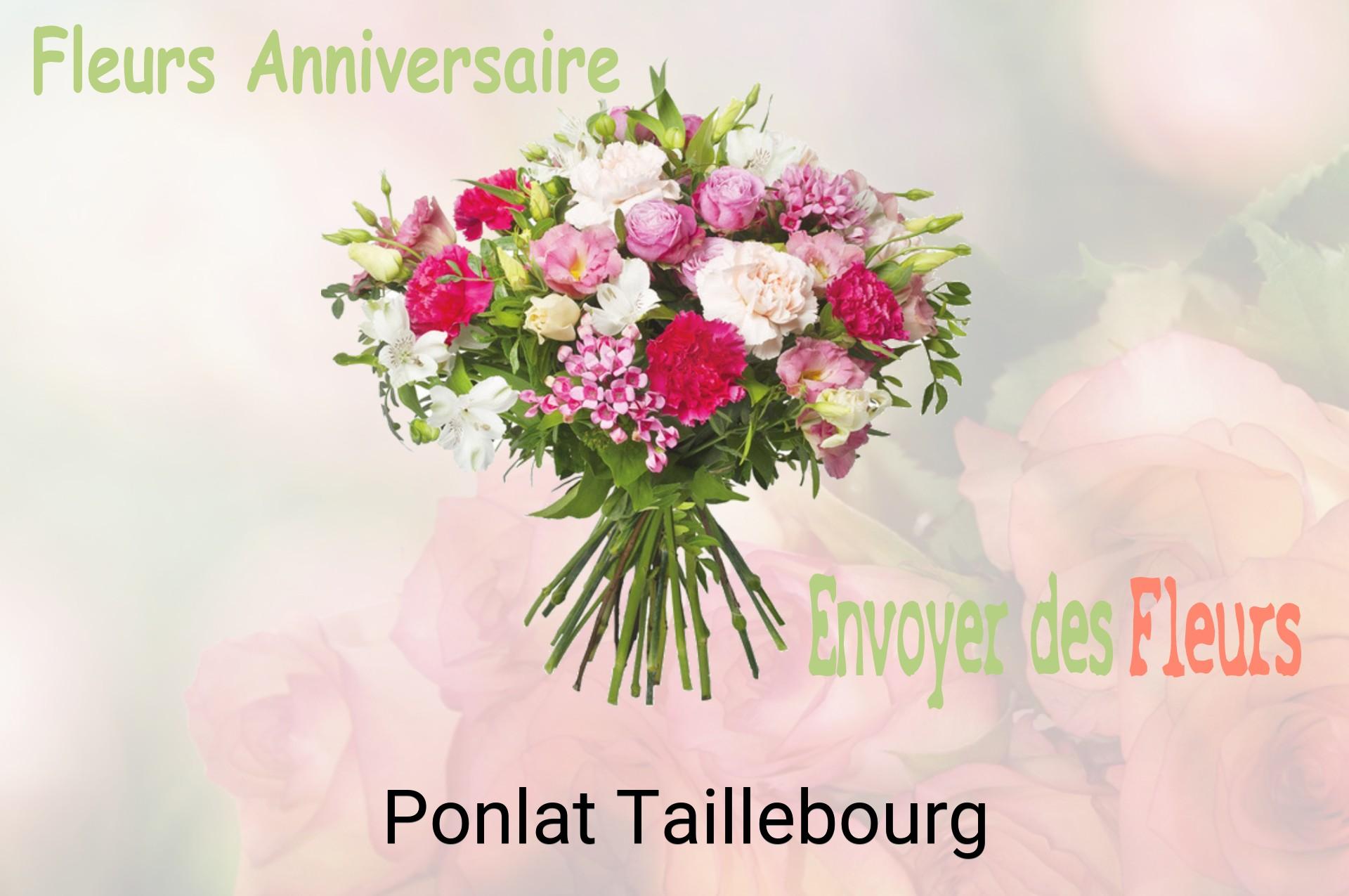 Bouquet de fleurs d’anniversaire livré à Ponlat-Taillebourg